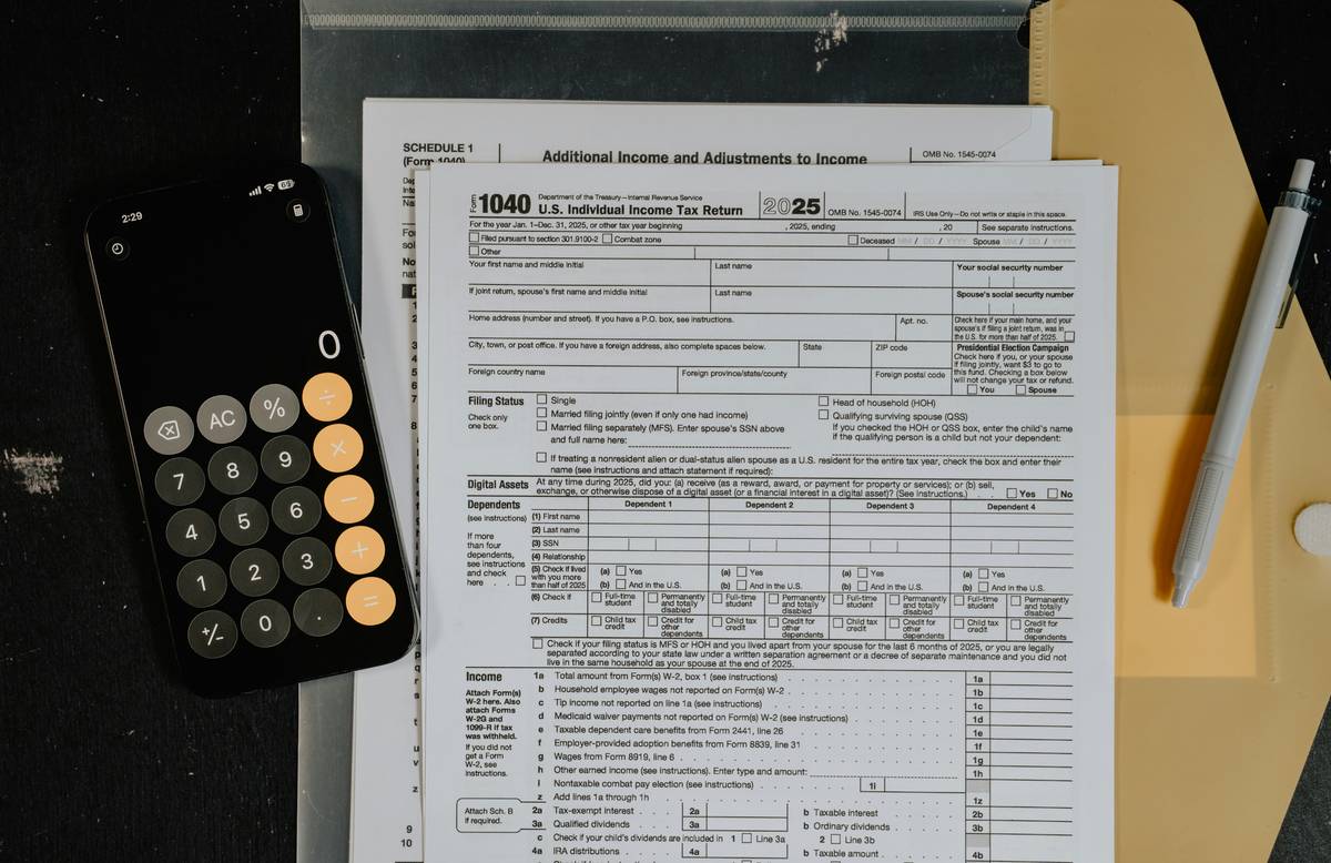 Before/after screenshot: IRS notice vs. approved deduction letter for freelancer travel insurance claim